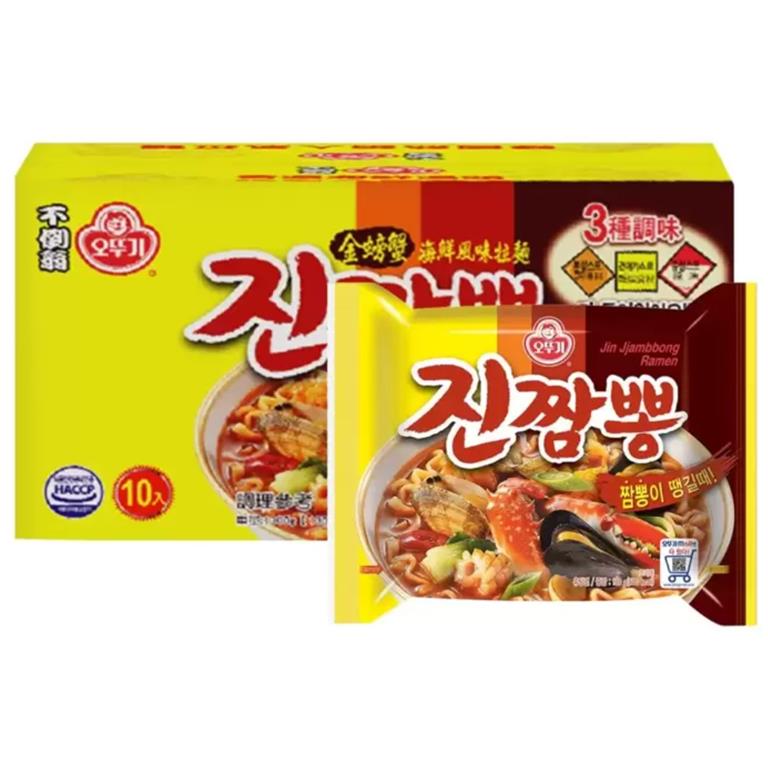 【美式賣場】韓國不倒翁金螃蟹海鮮風味拉麵