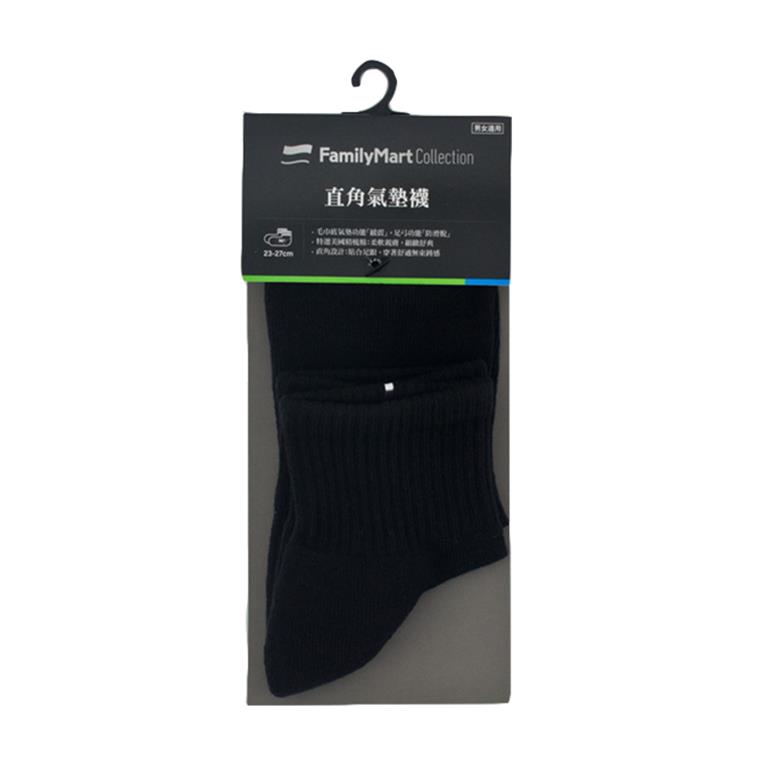 【ＦＭＣ】ＦＭＣ黑直角氣墊襪４雙組